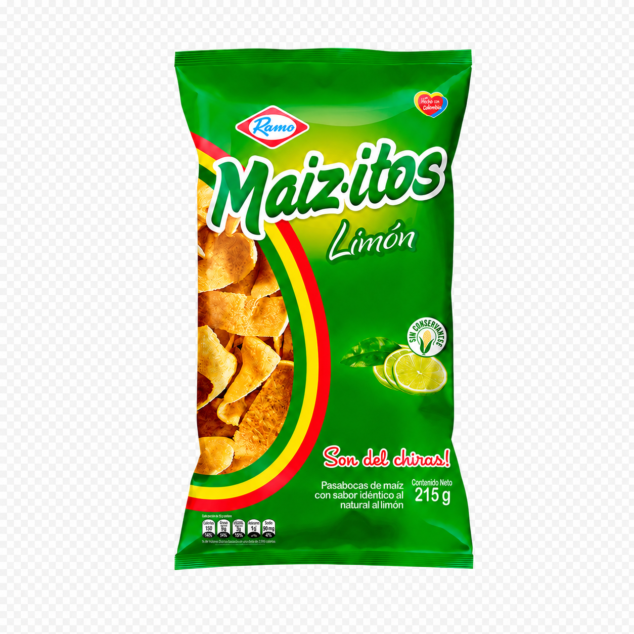 Ramo Maizitos Lemon 215 g