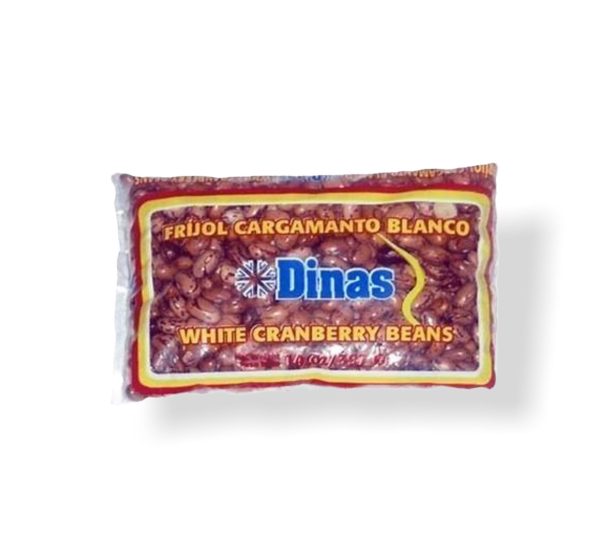 Dinas, White Cranberry Beans (Frijol Cargamanto Blanco) [397g]