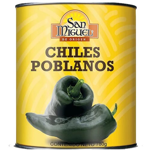 Miguel Whole Poblano Peppers 780gr