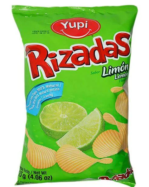 Yupi, Rizadas - Lime (Limon) [115g]