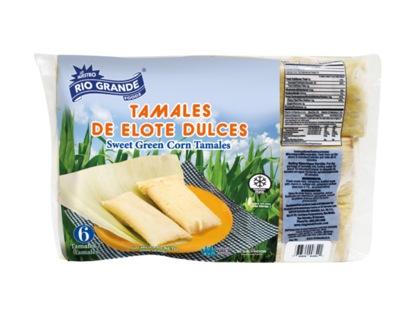 Rio Grande Congelado Tamal De Elote 6 Un 850g