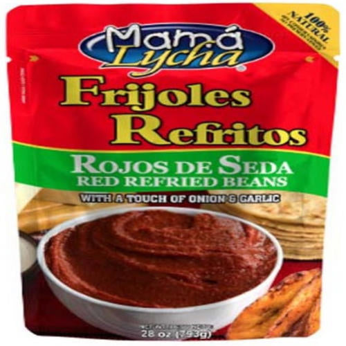 Mamá Lycha Frijoles Refritos Rojos de Seda 28 oz