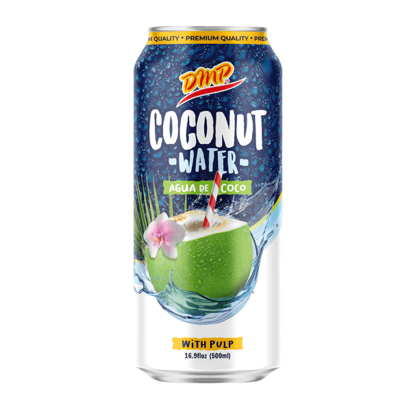 DMP Coconut Water with Pulp Cans 24/16.4oz