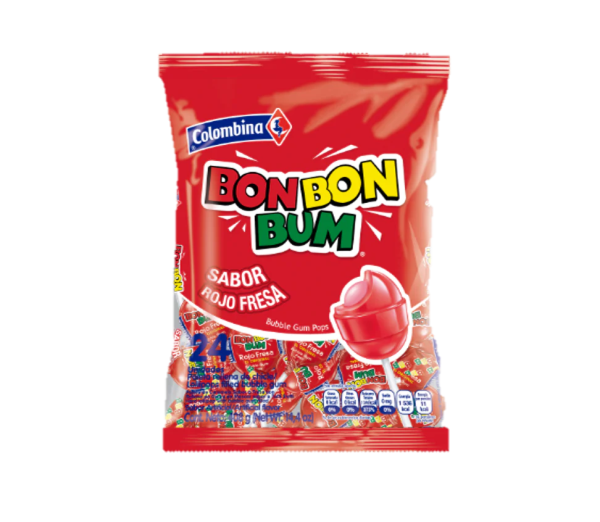 Colombina Bon Bon Bum Fresa 408 g