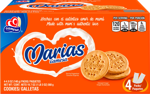 Gamesa Maria Caja 4packs (560g)