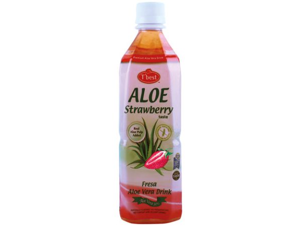 T'best, Aloe Vera Drink - Strawberry Flavour [500mL]