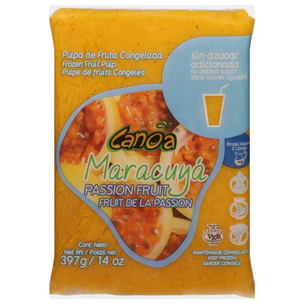 CANOA PASSION FRUIT / MARACUYA PULP 14 OZ