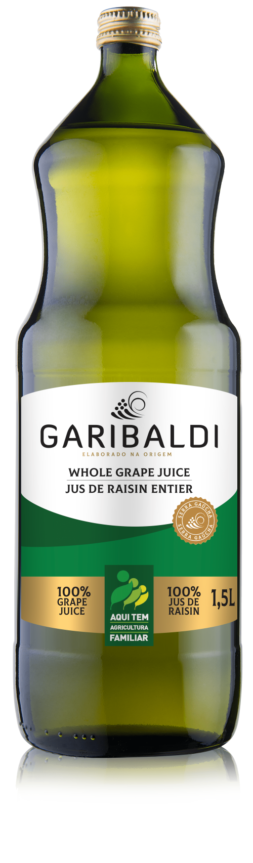 GARIBALDI - JUS DE RAISIN BLANC ENTIER - 1.5L