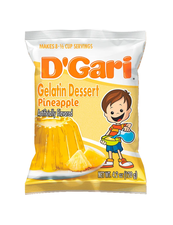 D'Gari, Gelatin Dessert - Pineapple [4.2oz]