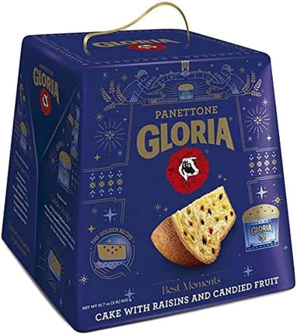 Panettone Gloria, Cake with Raisins and Candied Fruit [900g]
