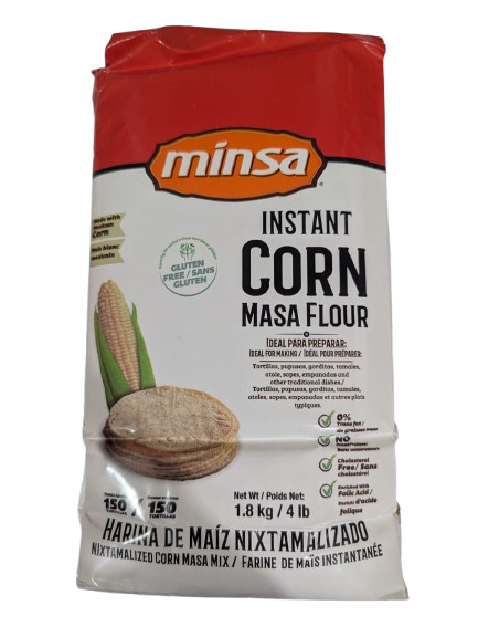 Minsa, Instant Corn Masa Flour (Harina de Maiz Nixtamalixado) [1.8kg]