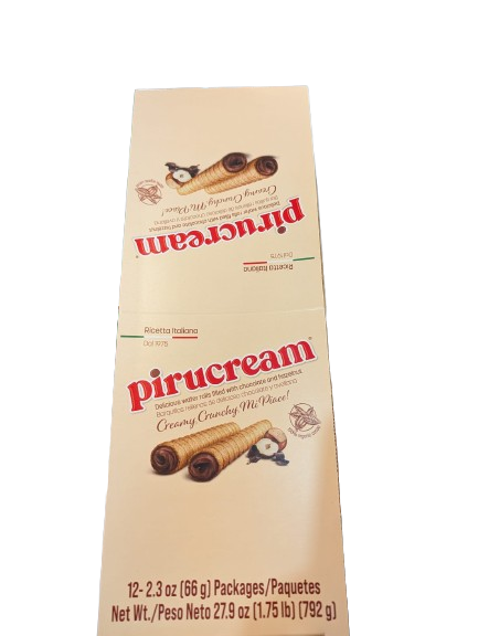 Pirucream, Rolled Wafer Chocolate [792g/12units]
