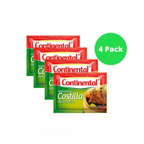 Sazonador Continental Costilla Res criolla 4und