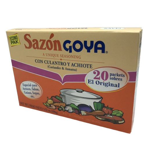 Sazon Goya, Seasoning with Culantro & Achiote [100g/20packets]
