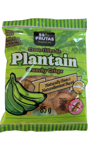 SS Frutas, Plantain Chips Naturally Sweet [85g]
