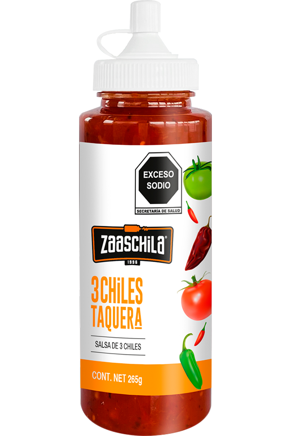 Zaaschila, 3 Chiles Homestyle Hot Sauce [265g]