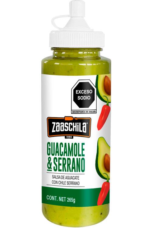 Zaaschila, Guacamole & Serrano Hot Sauce [265g]