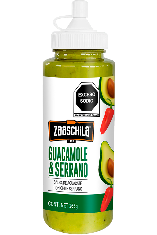 Zaaschila, Guacamole & Serrano Hot Sauce [265g]