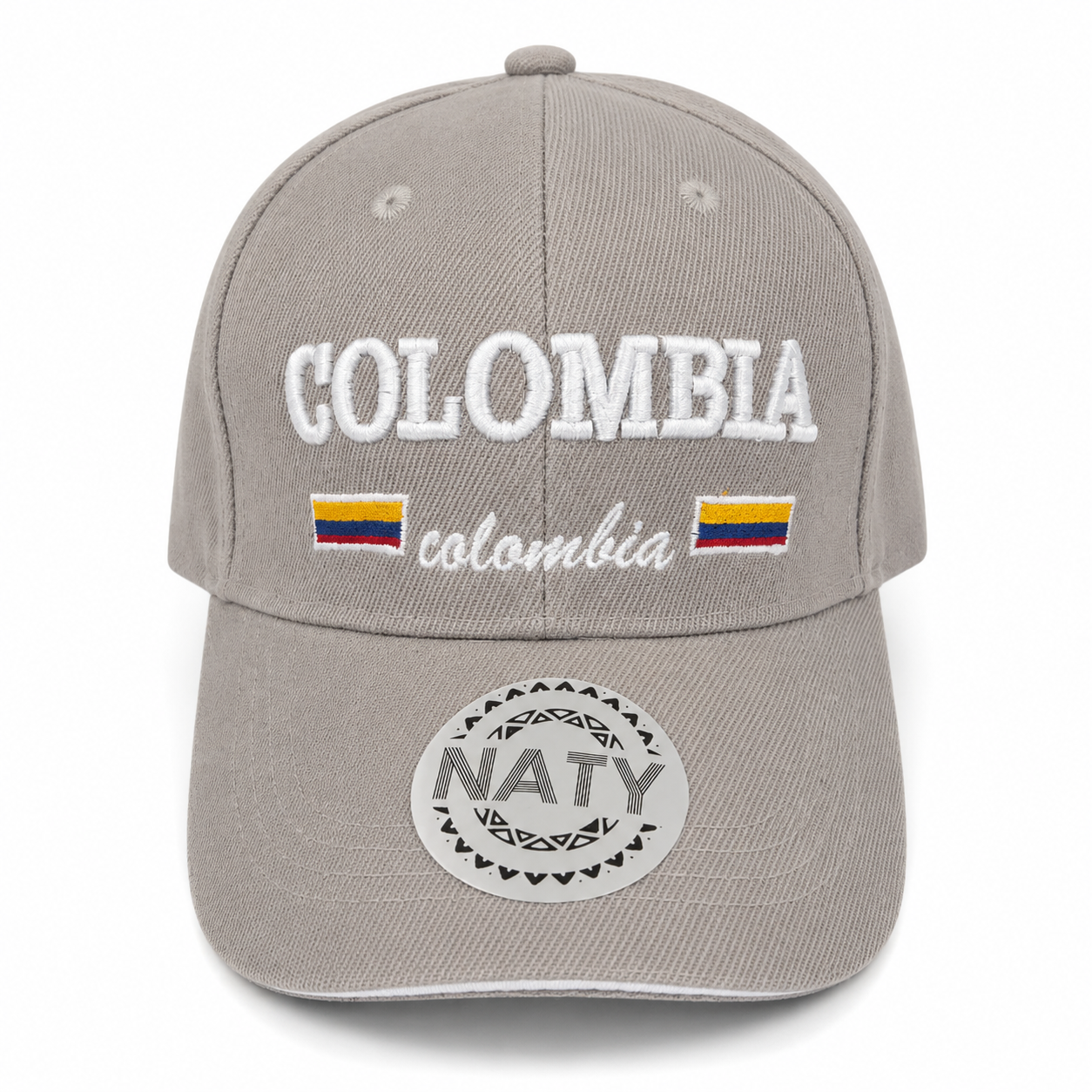 Gorra Gris Colombia Ajustable