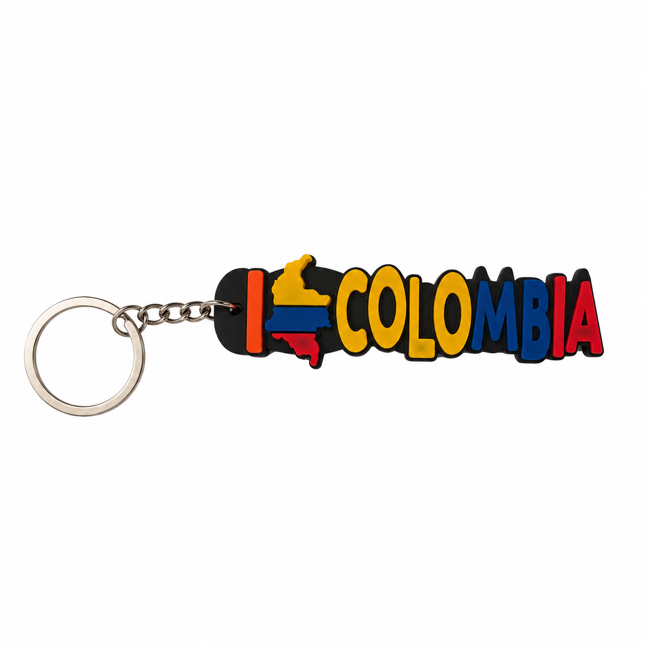 Llavero PVC Colombia Letras Vertical