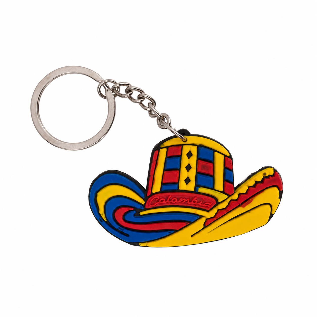 Llavero PVC Colombia Sombrero Vueltiao