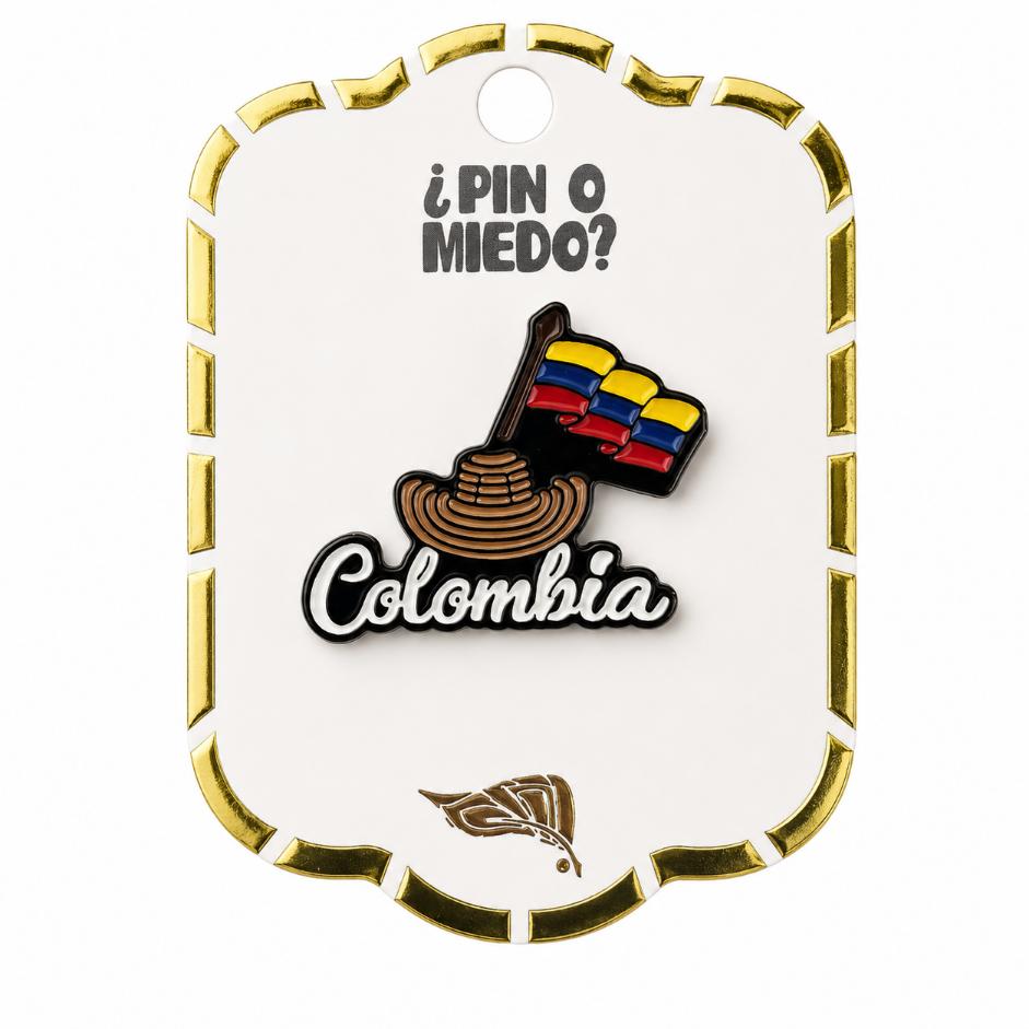 Pin Sombrero Colombia 2