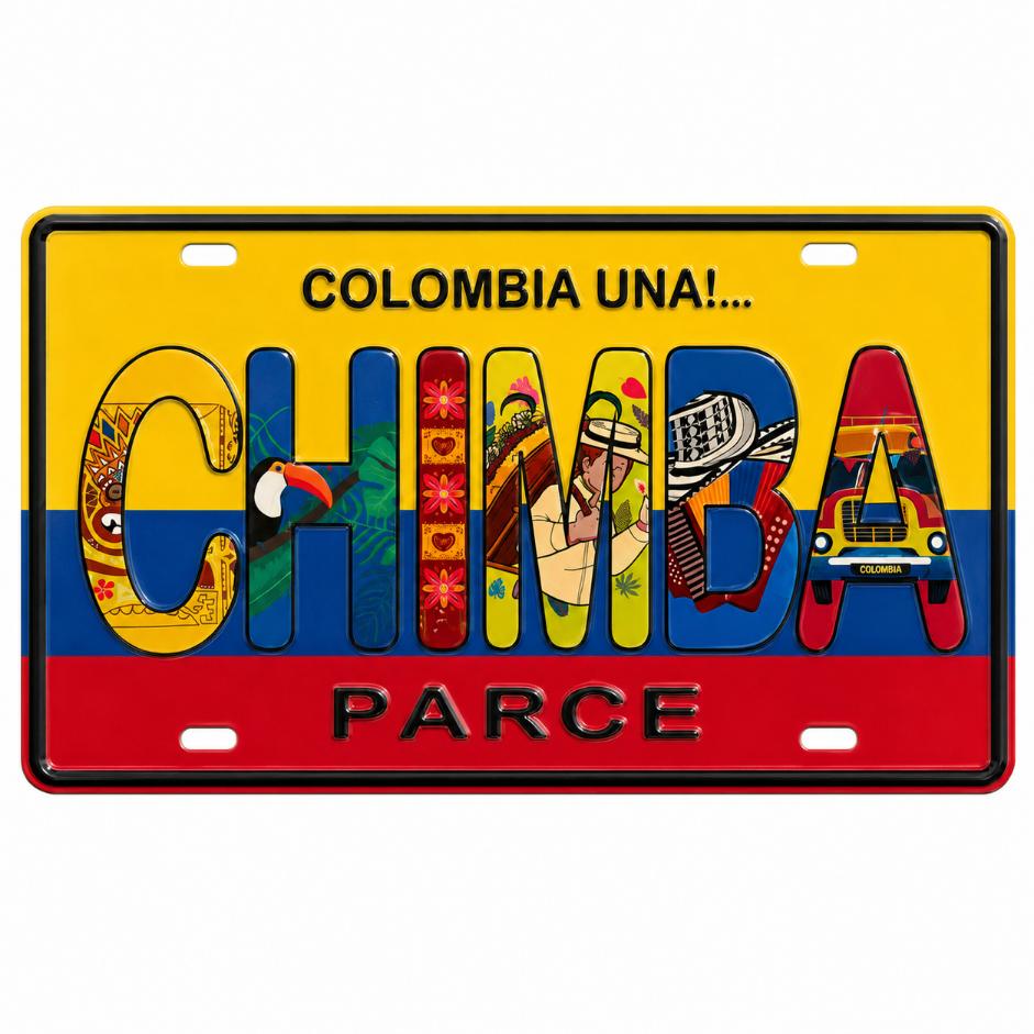 Placa Chimba Colombia