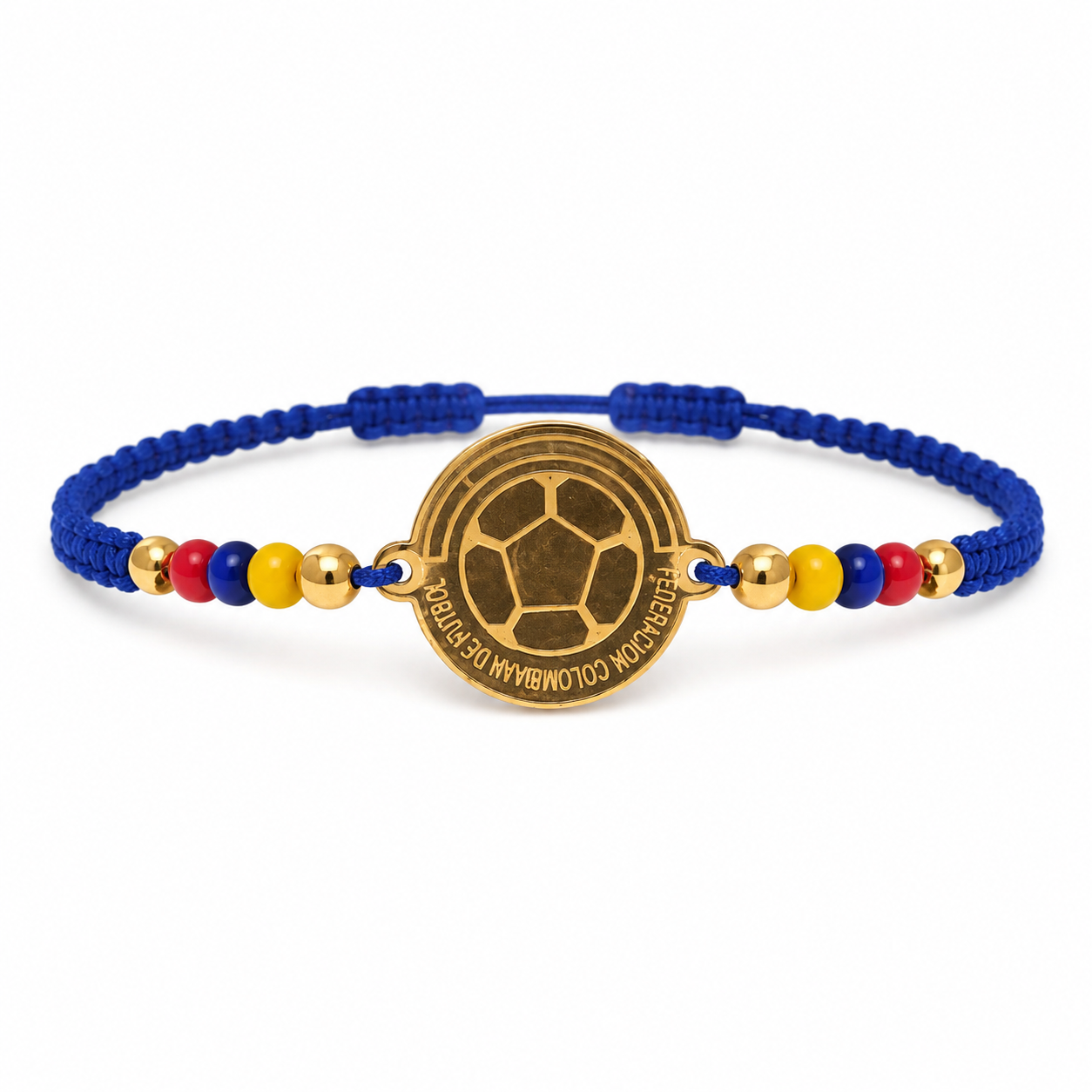 Pulsera Colombia Fútbol Azul