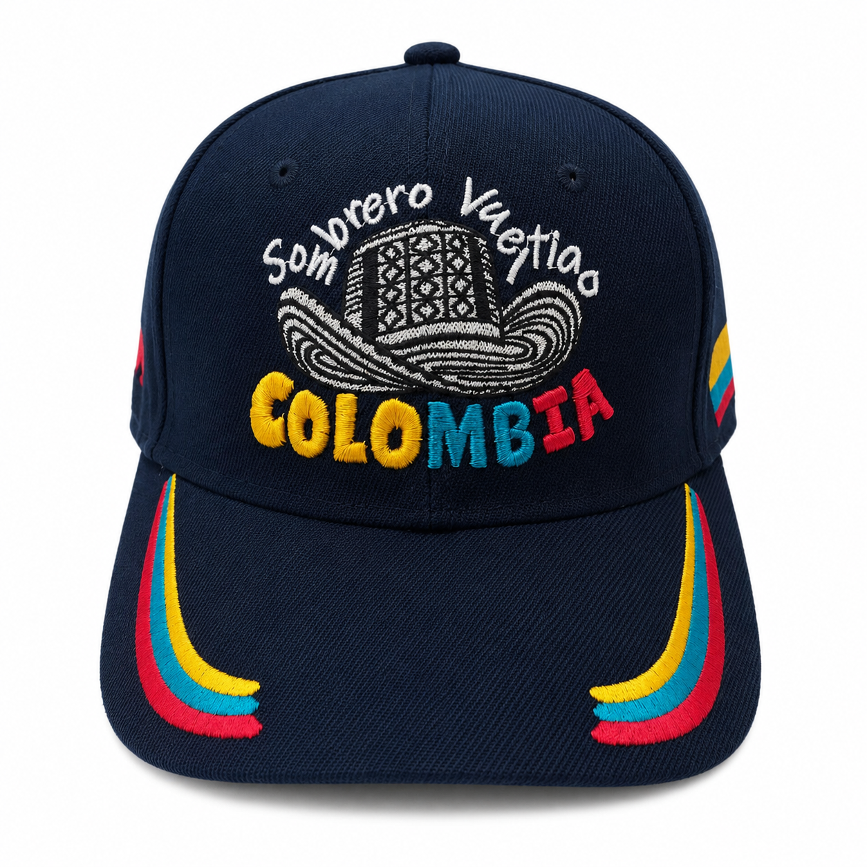 Gorra Azul Marino Sombrero Vueltiao Colombia