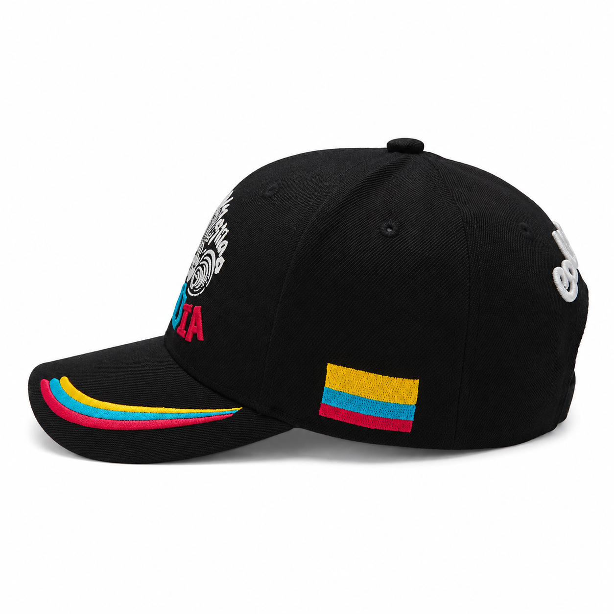 Gorra Negra Colombia Sombrero Vueltiao - Image 2